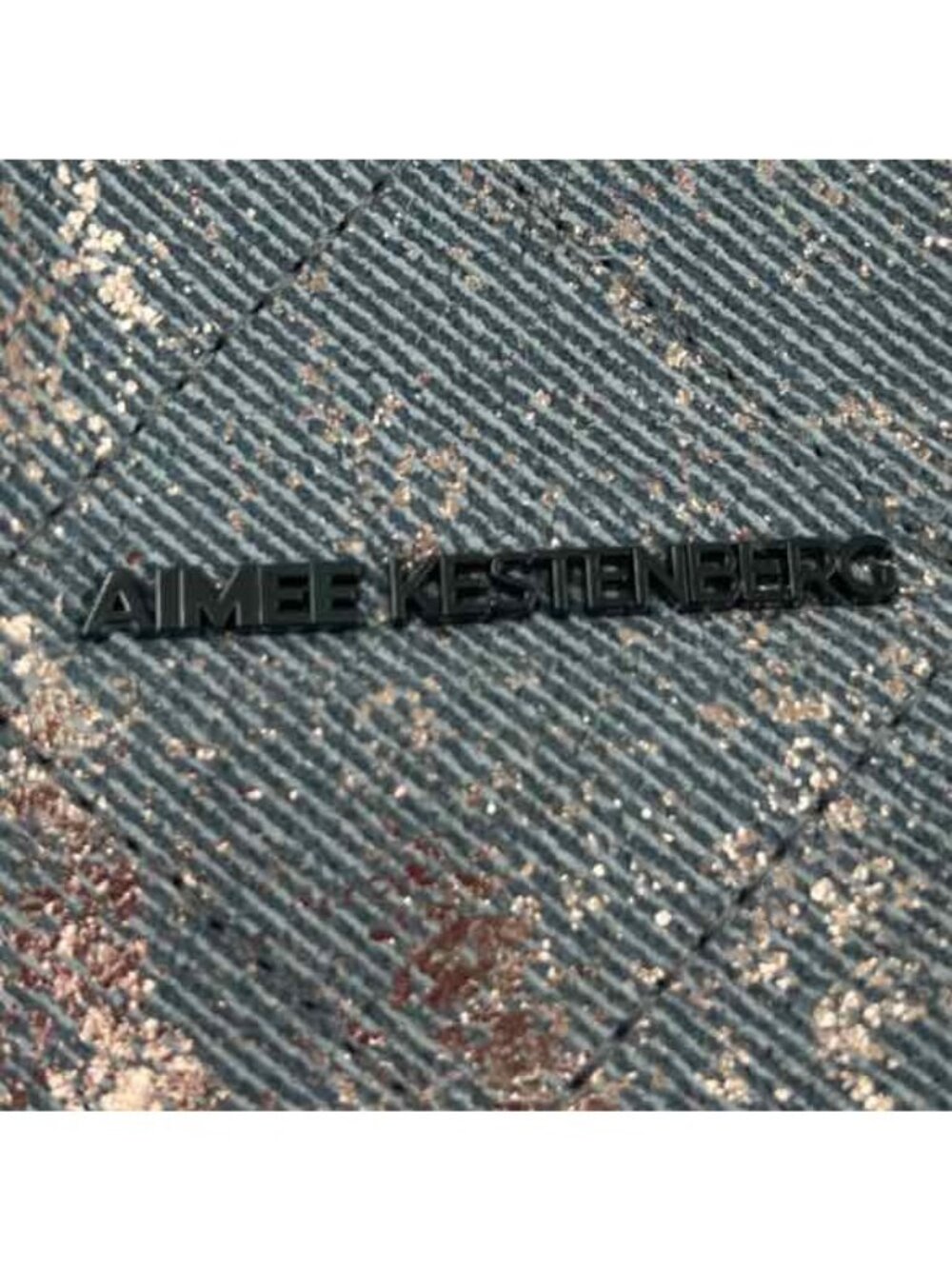 Aimee Kestenberg Maven Metallic Women's Blue NWT Shimmer Purse Unique - Picture 5 of 5